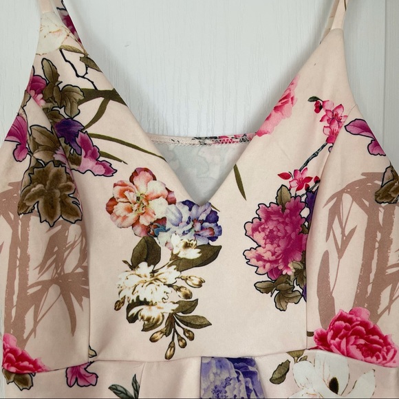 Floral romper dress - Picture 3 of 4